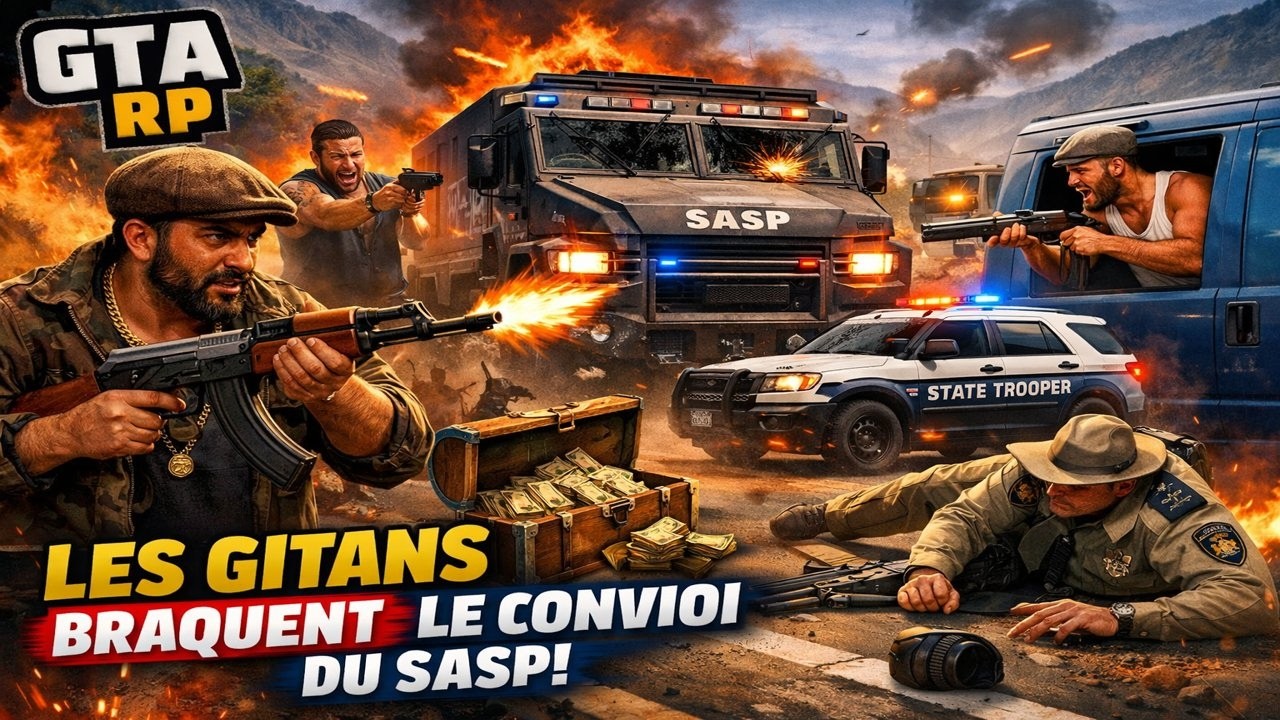 FLASHBACK GTA RP LES GITAN BRAQUES UN CONVOI DU SASP NORD