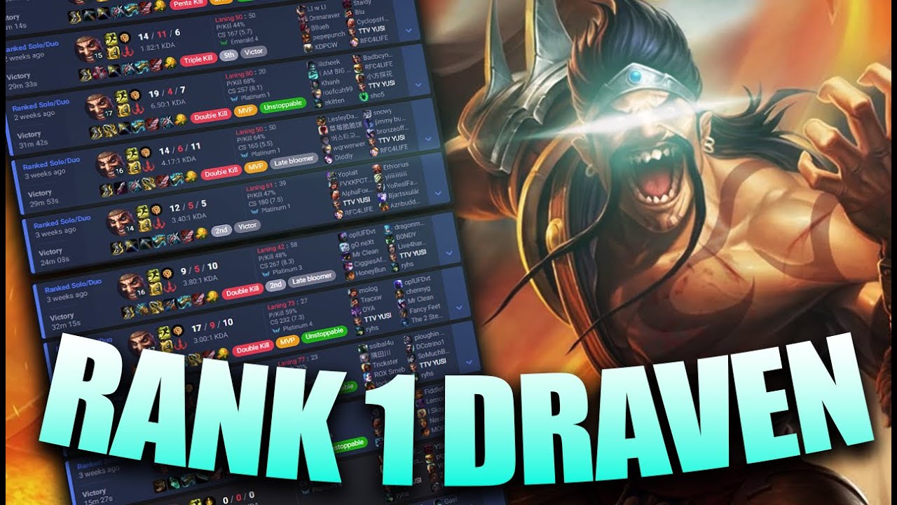 What Rank 1 DRAVEN ADC Looks like !