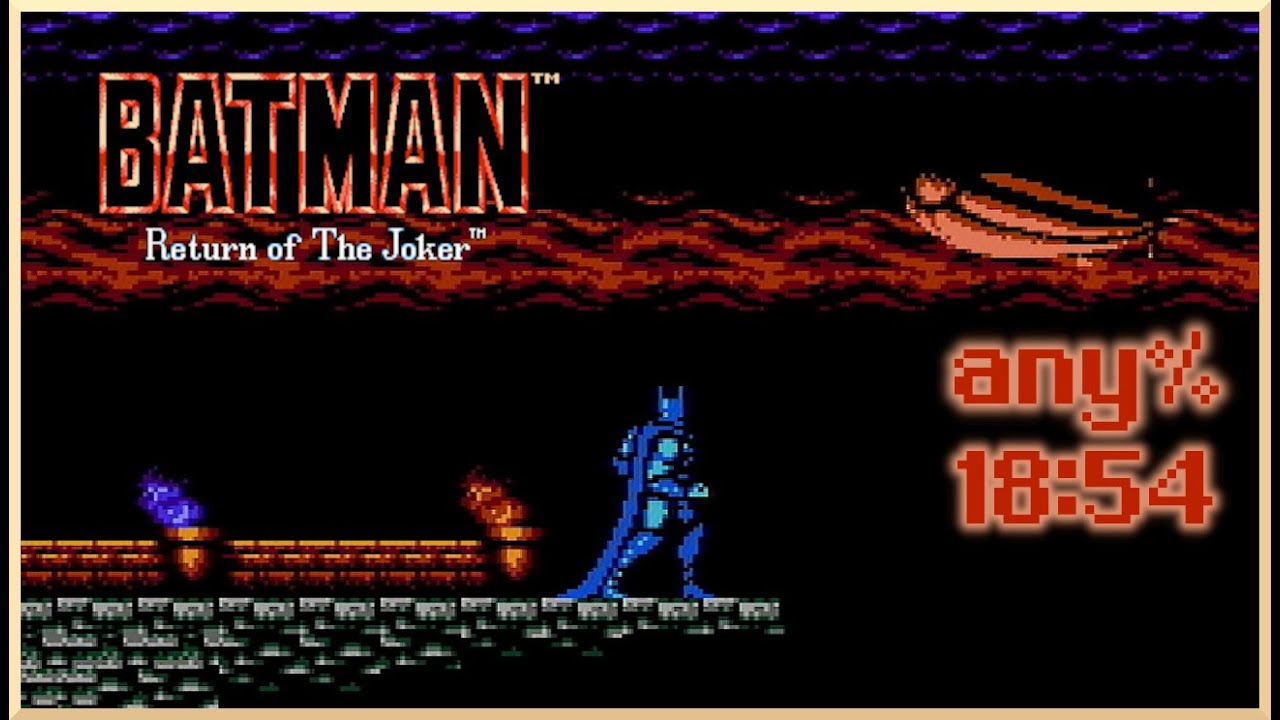 Batman: Return of The Joker NES Speedrun in 