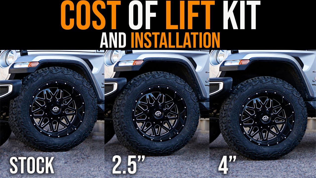 Стоимость установки лифт-комплекта для Wrangler JL и JK