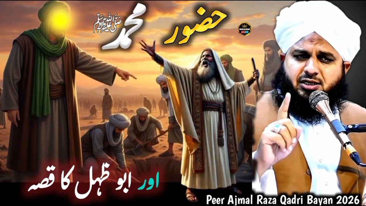🫒 Nabi Pak ﷺ aur Abu Zahl ki Makkari ka Qissa || New Bayan || Peer Ajmal Raza Qadri