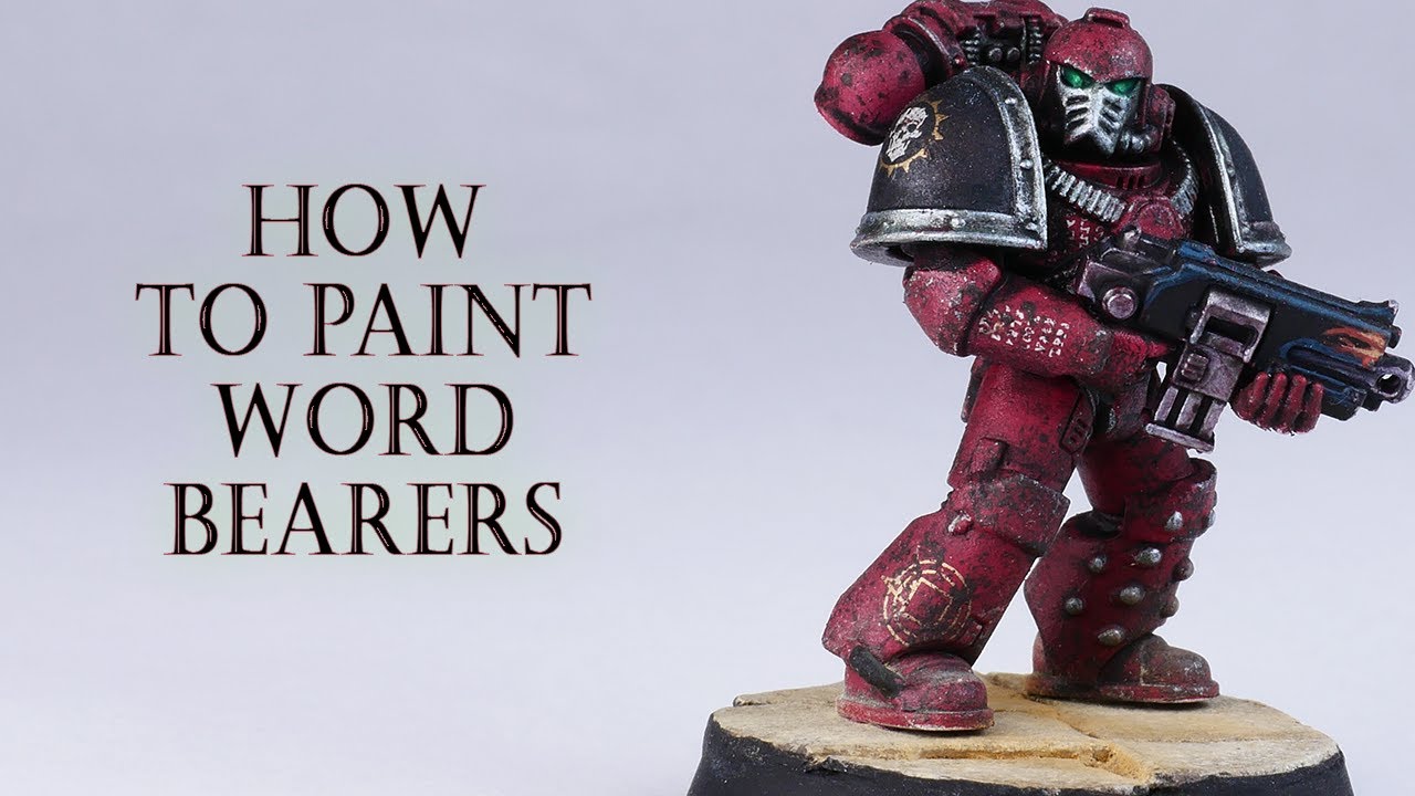 How To Paint Word Bearers for Horus Heresy and Warhammer 40k