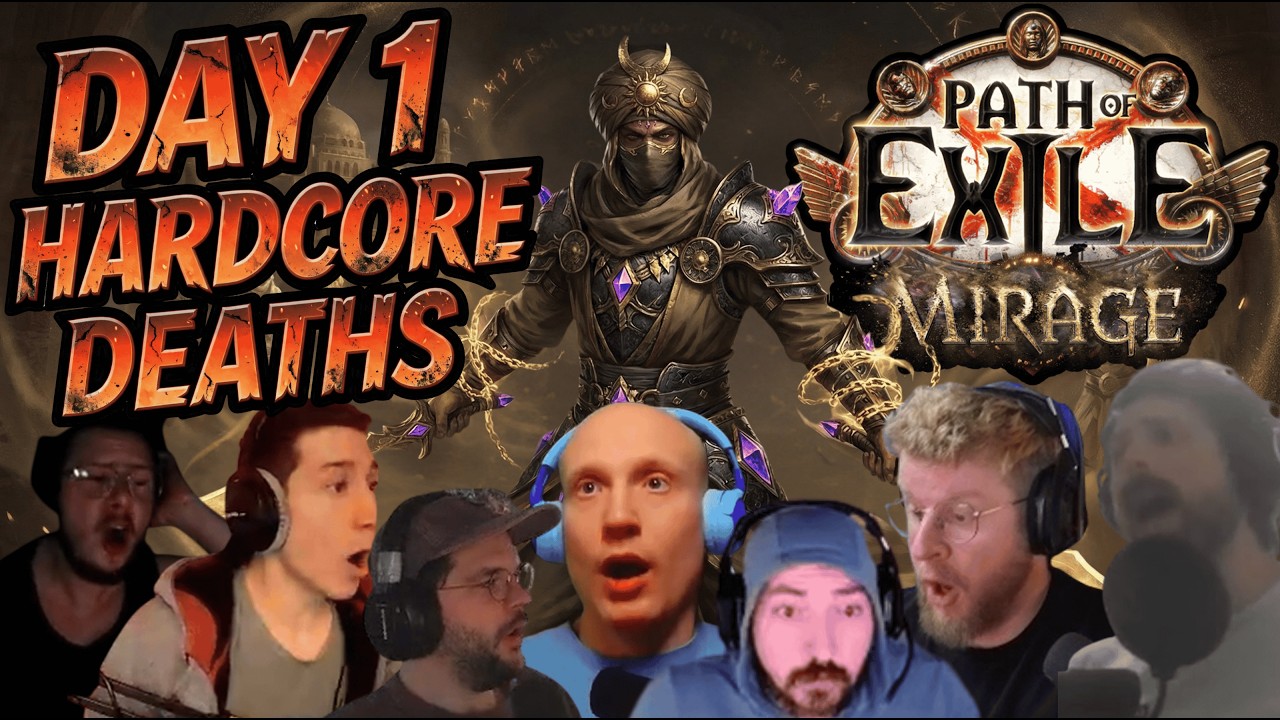 Day 1 Hardcore Deaths ✨ Path of Exile: Mirage