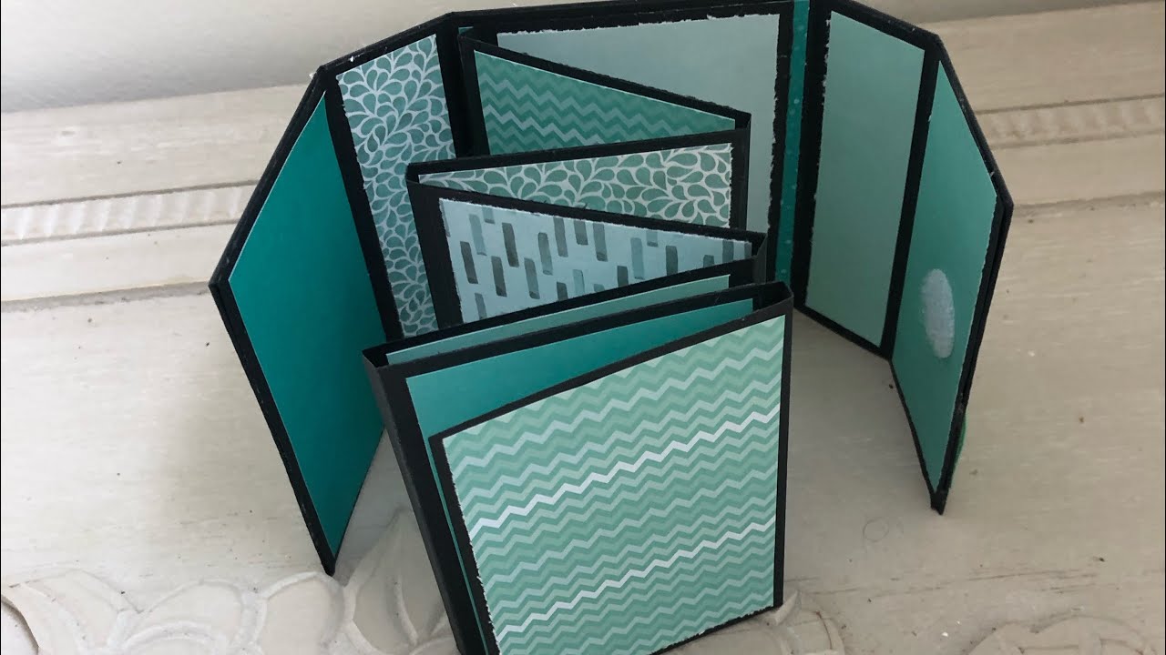 tuto mini album rikiki avec petit bloc 10*10 cm action