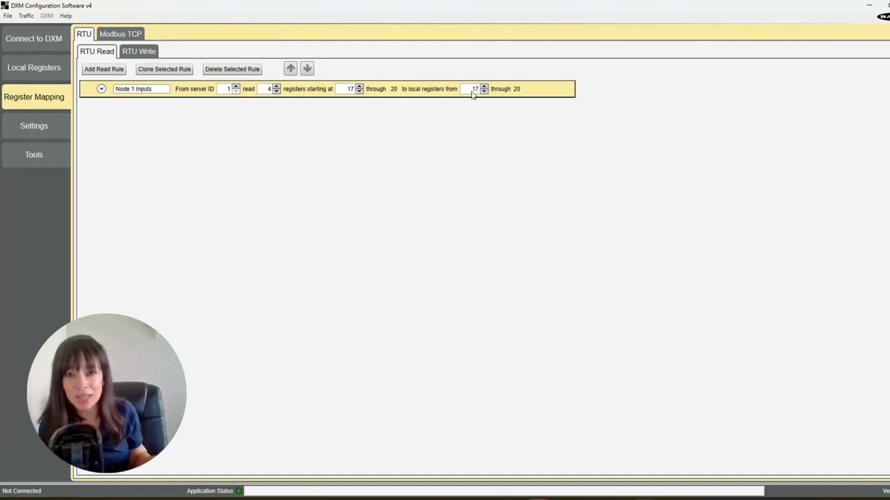 Register Mapping Radio Nodes to DXM Gateway Radio from Banner Engineering