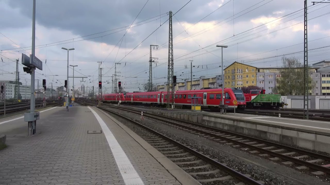 DB Regio Bayern Baureihe 612 492 + 612 064 (regio swinger) op Nürnberg Hbf