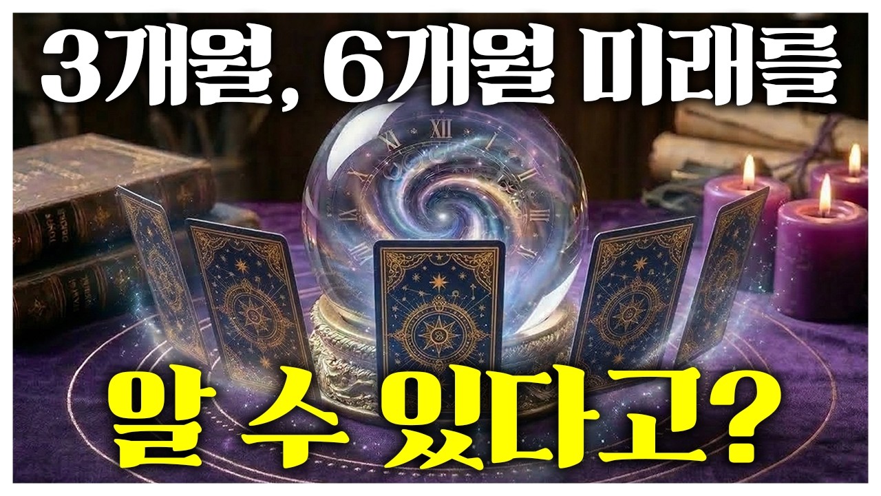 나의 3개월 후, 6개월 후 미래가 궁금하지 않으세요? 번호 하나만 고르시면 돼요 (제너럴 타로 리딩)