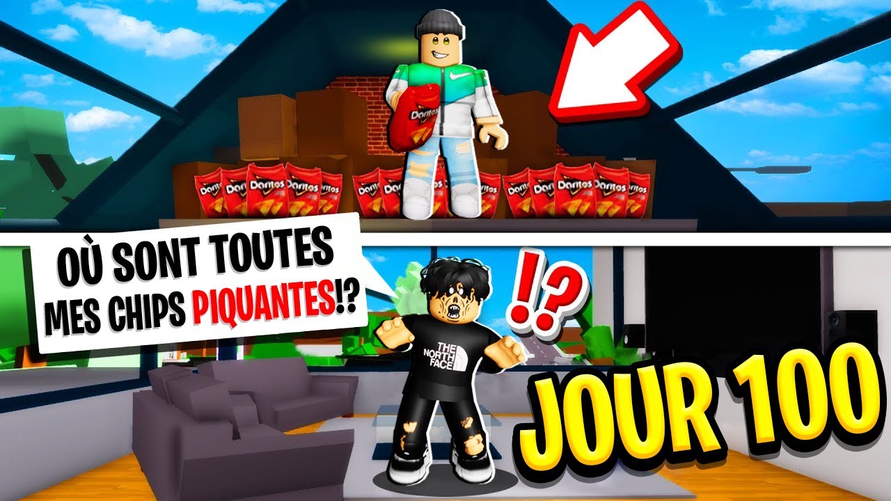 Brookhaven, Mais J'ai Pass&eacute; 100 JOURS Dans La Maison de Mon Ami.. 🏡👨 (il ne m'a m&ecirc;me pas remarqu&eacute;)