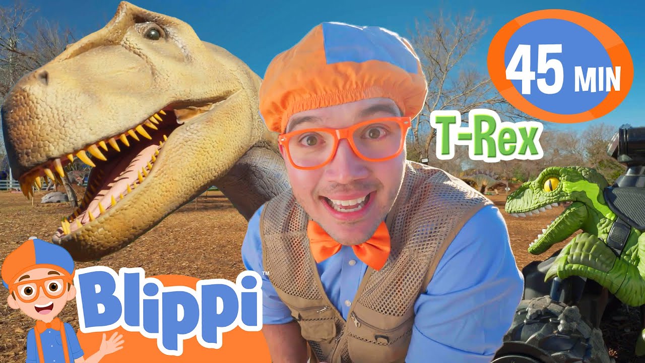 Blippi's EPIC T-Rex Adventure! 🦖| Learn Dinosaurs for Kids | Blippi Educational Videos | Adventures