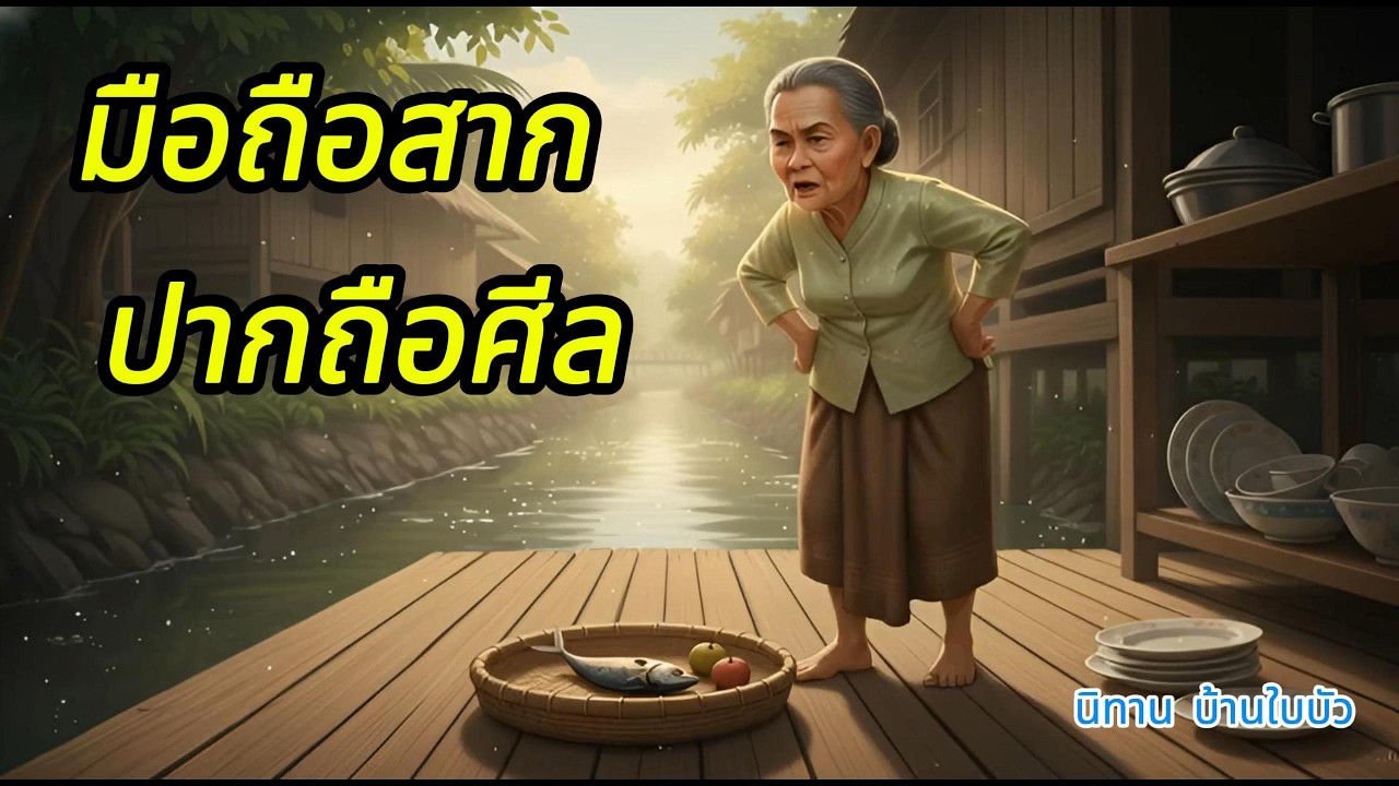 มือถือสาก ปากถือศีล #นิทานสอนใจ #นิทานก่อนนอน #ธรรมะ #ธรรมะสอนใจ #ธรรมทาน