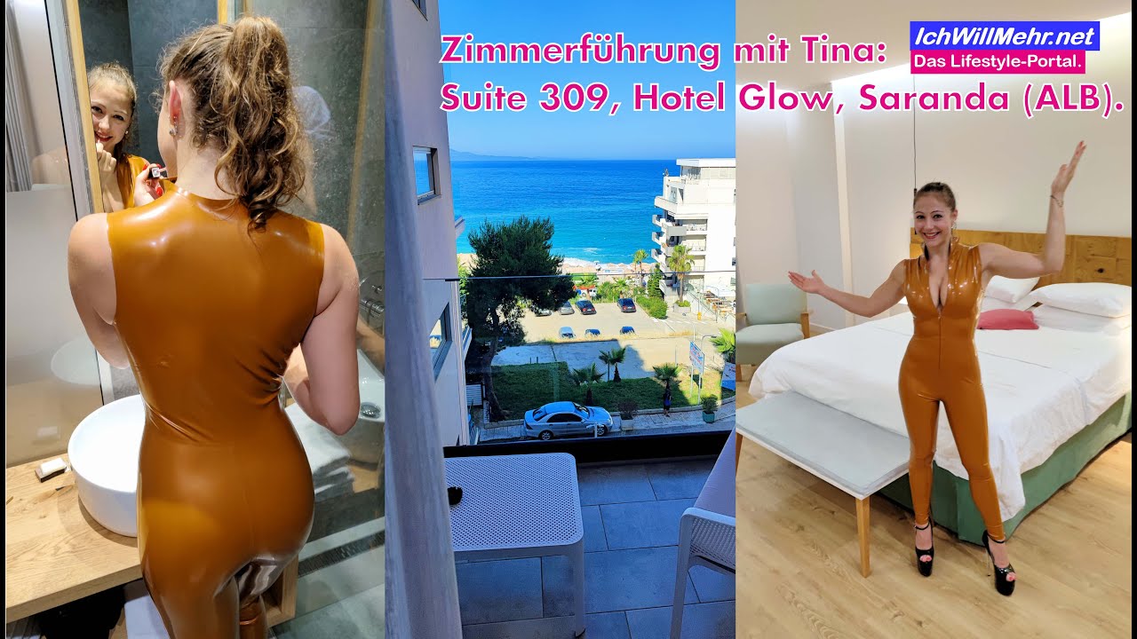 Zimmerführung/Room-Tour Glow Hotel Saranda (ALB) mit Tina: Suite 309.