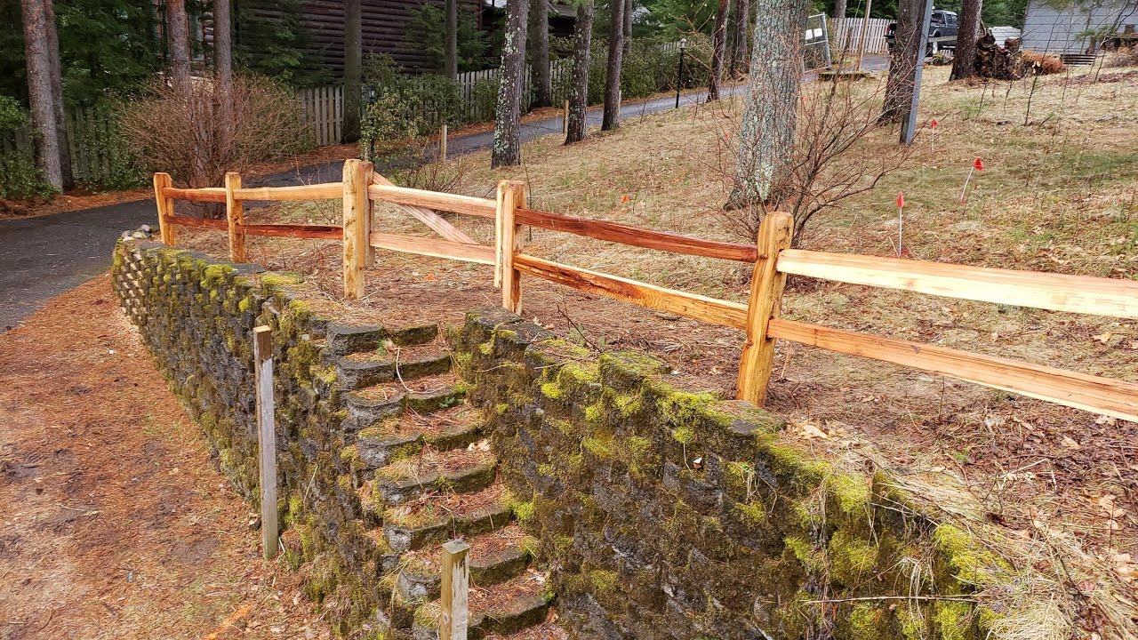 How to build a gate for a cedar split rail fence.  I've never done this before!