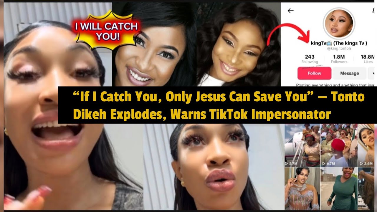 “If I Catch You, Only Jesus Can Save You” — Tonto Dikeh Explodes, Warns TikTok Impersonator