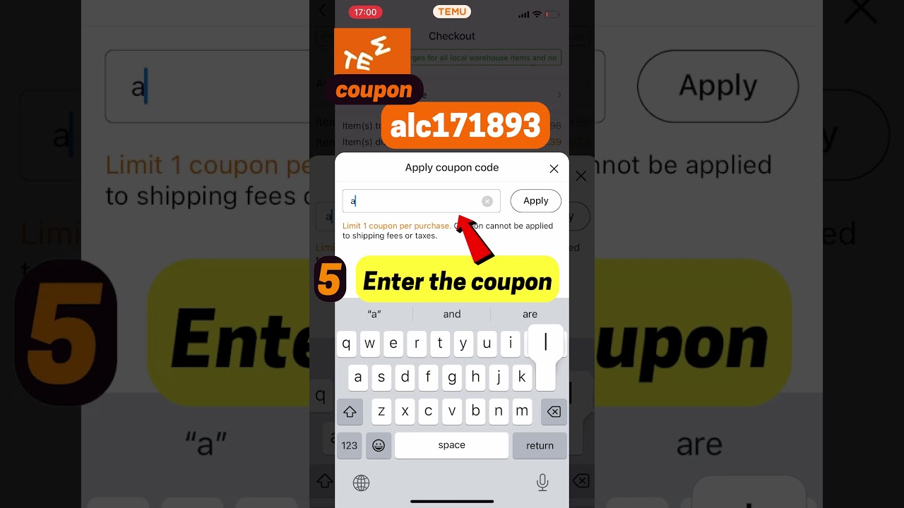 Temu discount code. How to redeem the coupon? #temu #temucoupon #temucode