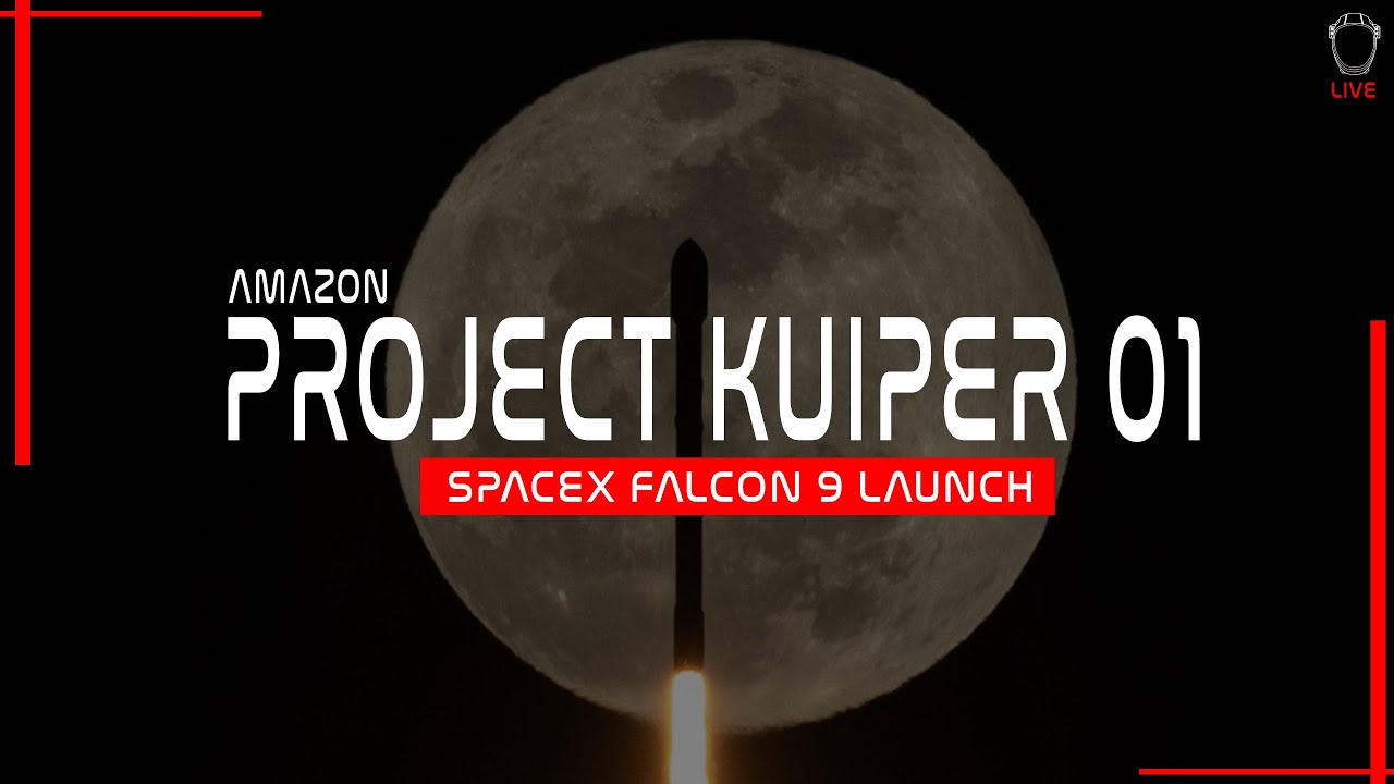 LIFTOFF! SpaceX Amazon Project Kuiper (KF-01) Launch from Cape Canaveral, Florida