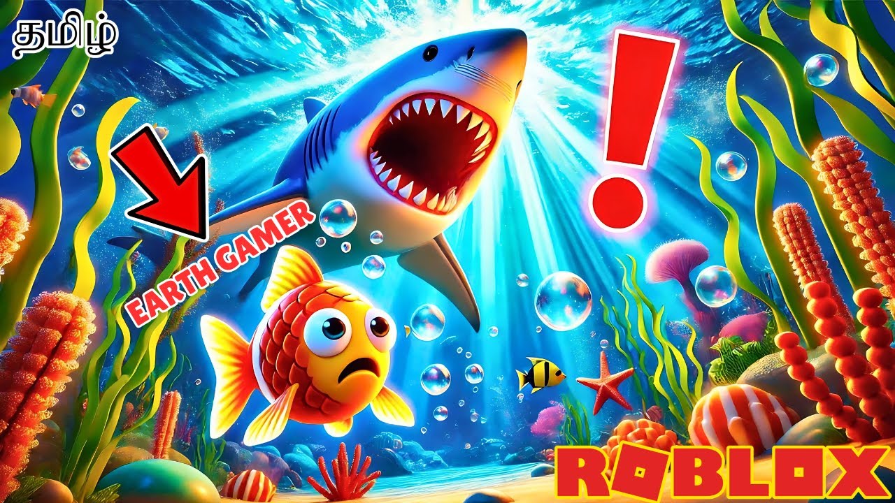Roblox Be a Fish Gameplay in Tamil | Earth Gamer