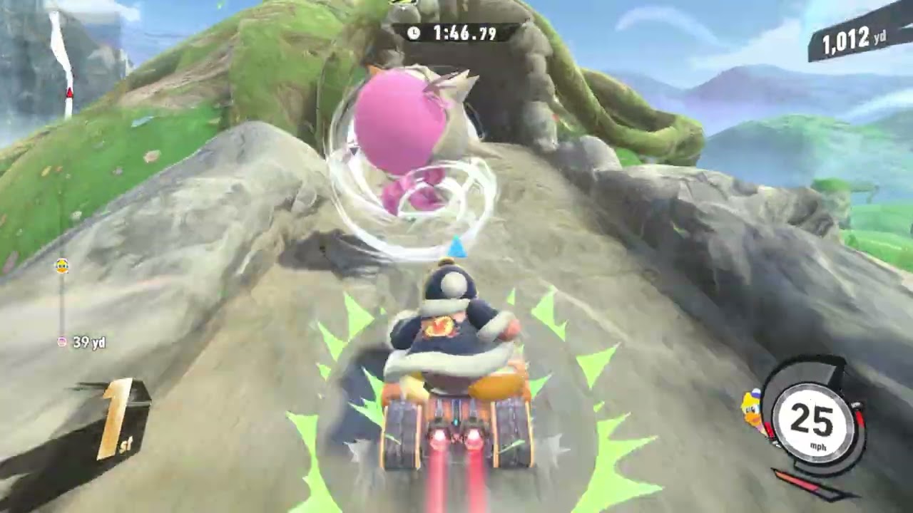 Kirby Air Riders - Air Ride: Fantasy Meadows with King Dedede (Time Mode)