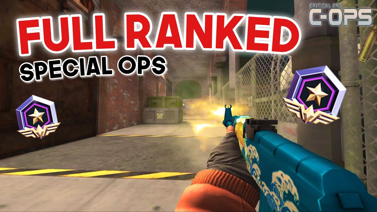 SPECIAL OPS RANKED (30 kills?!) || BACK TO ELITE OPS? || Critical Ops 1.25.0
