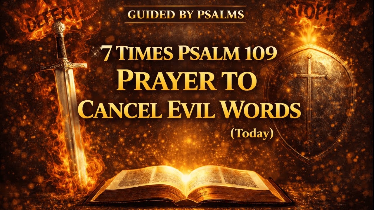⚔️ 7 Times Psalm 109 &mdash; Prayer to Cancel Evil Words (Today) | Guided by Psalms