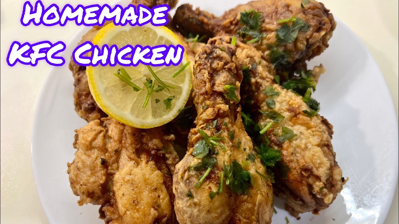 Homemade KFC Chicken Recipe in Urdu Hindi | Asian Food in GREECE | #kfc #kfcchicken #homemadekfc