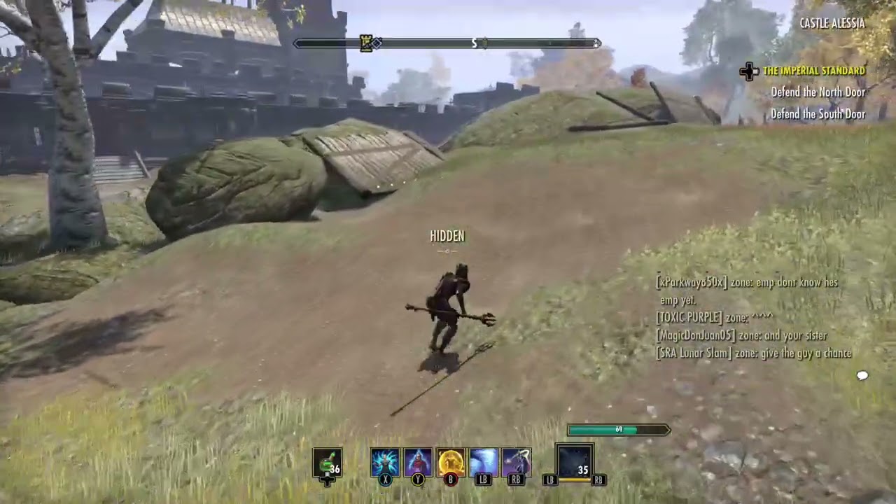 ESO ganked two players between castle alessia and lumber 1/14/17