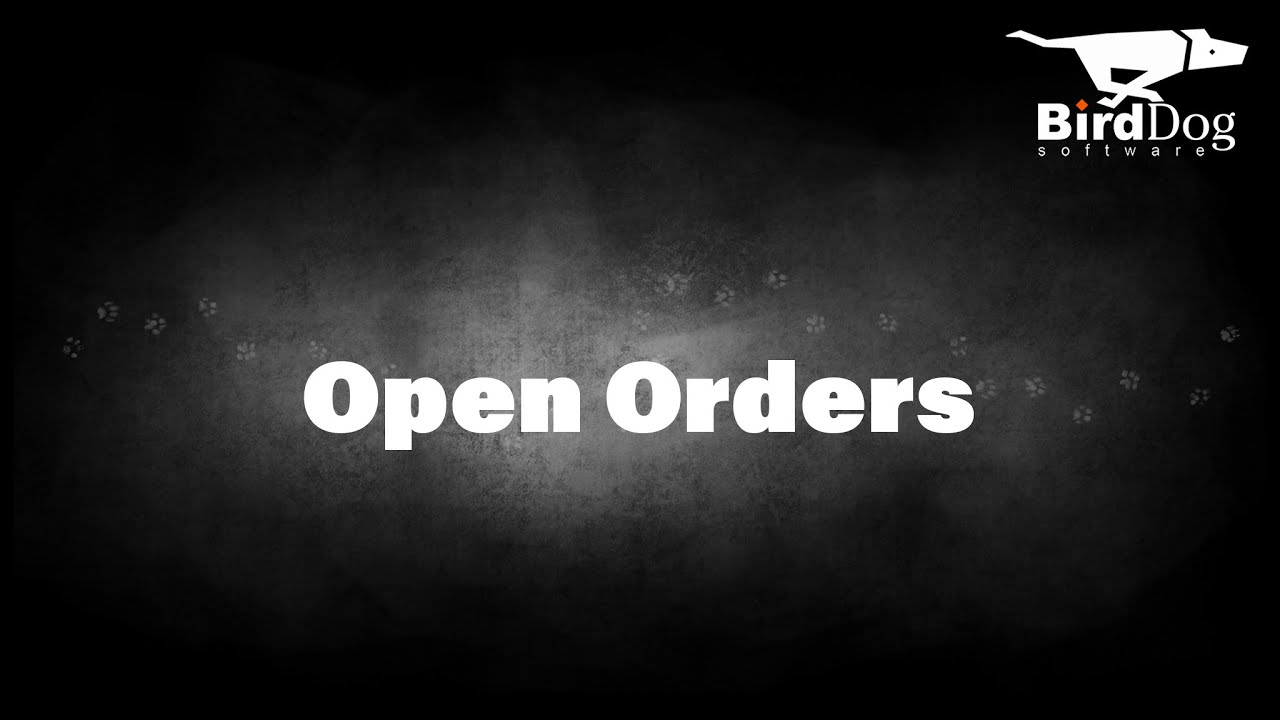 View Open Orders in Your ERP 