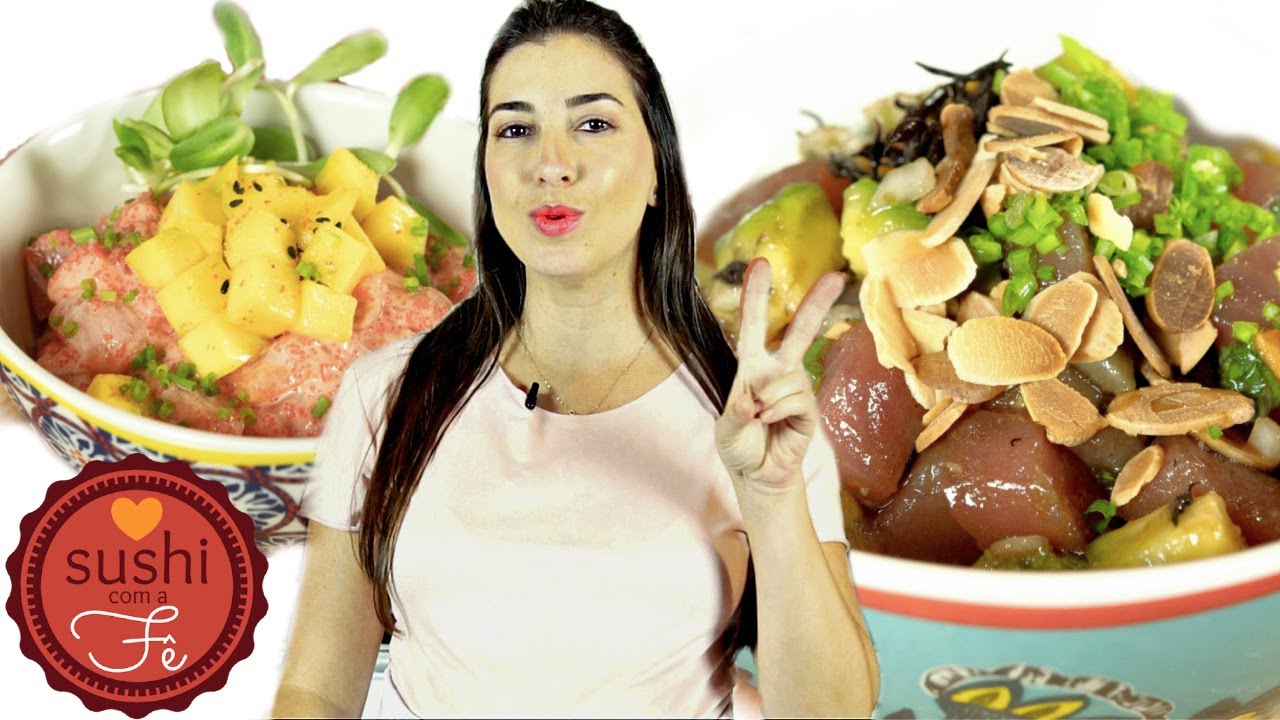 POKE HAVAIANO | Como Fazer Sushi | Com a Fê
