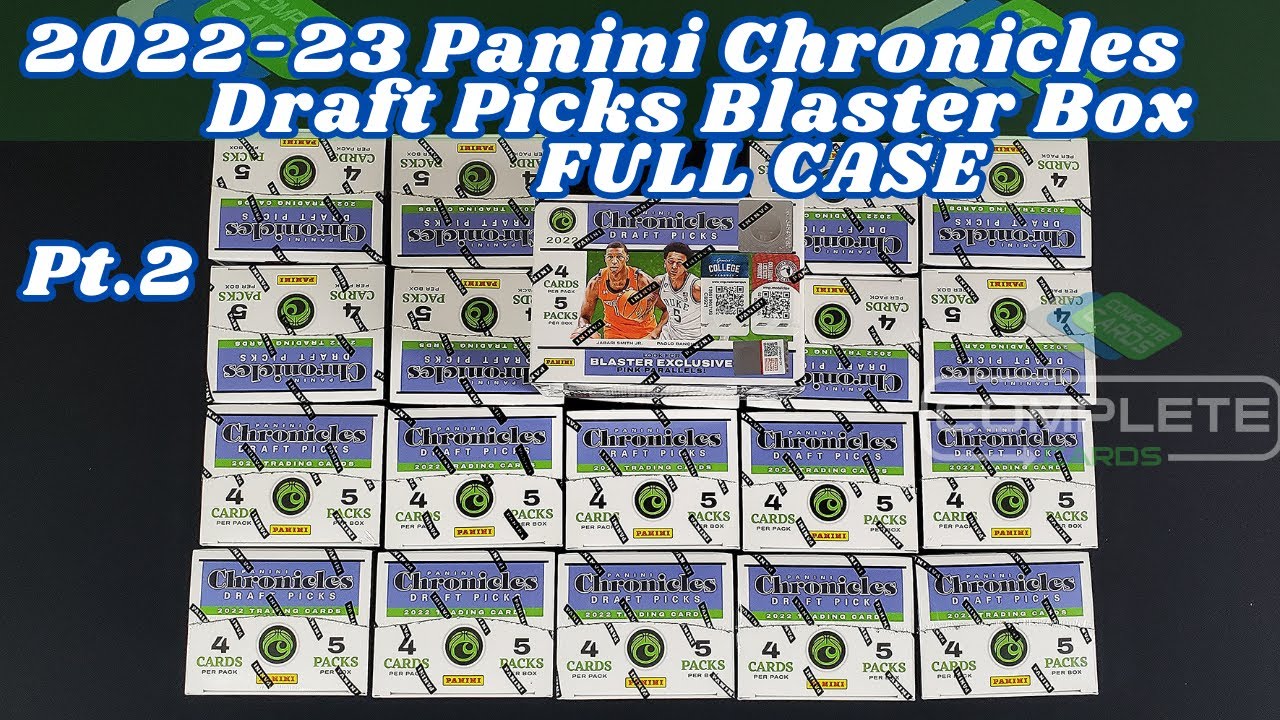 2022-23 Panini Chronicles Draft Picks Basketball blaster box case opening