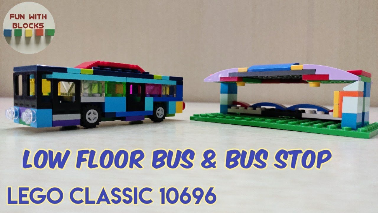 Lego Classic 10696 Low Floor Bus and Bus Stop Building Instructions