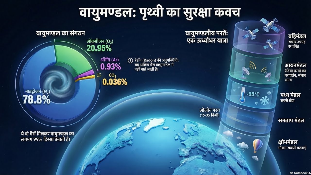 वायुमंडल / पृथ्वी का सुरक्षा कवच