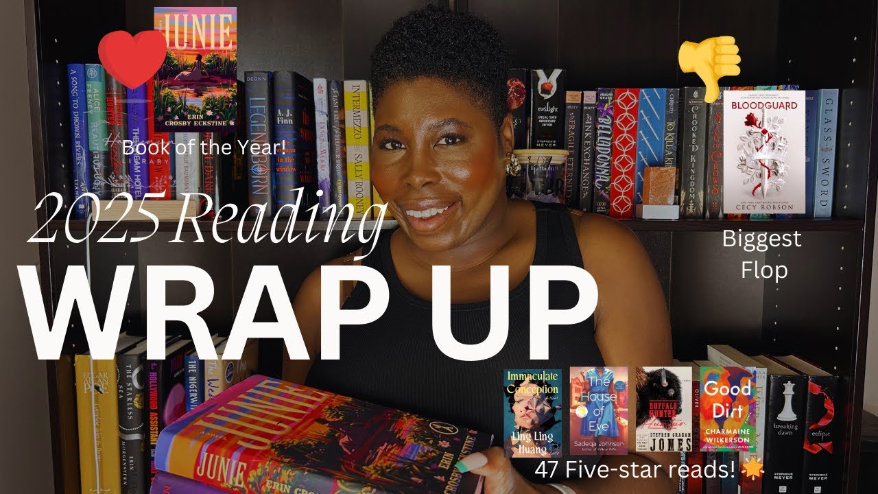 2025 Reading Wrap Up | I Failed My Reading Goal But Had 47 5-Star Reads