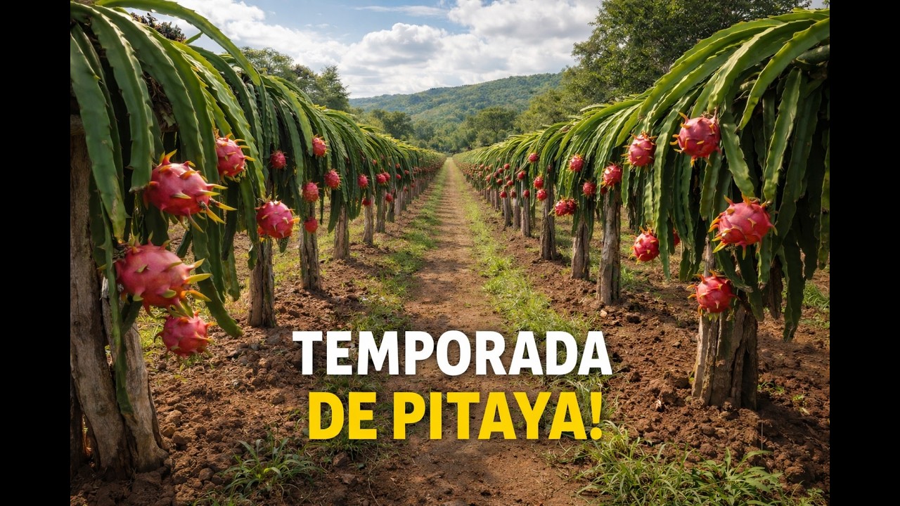 A Temporada de Pitaya Começou Aqui na Roça!