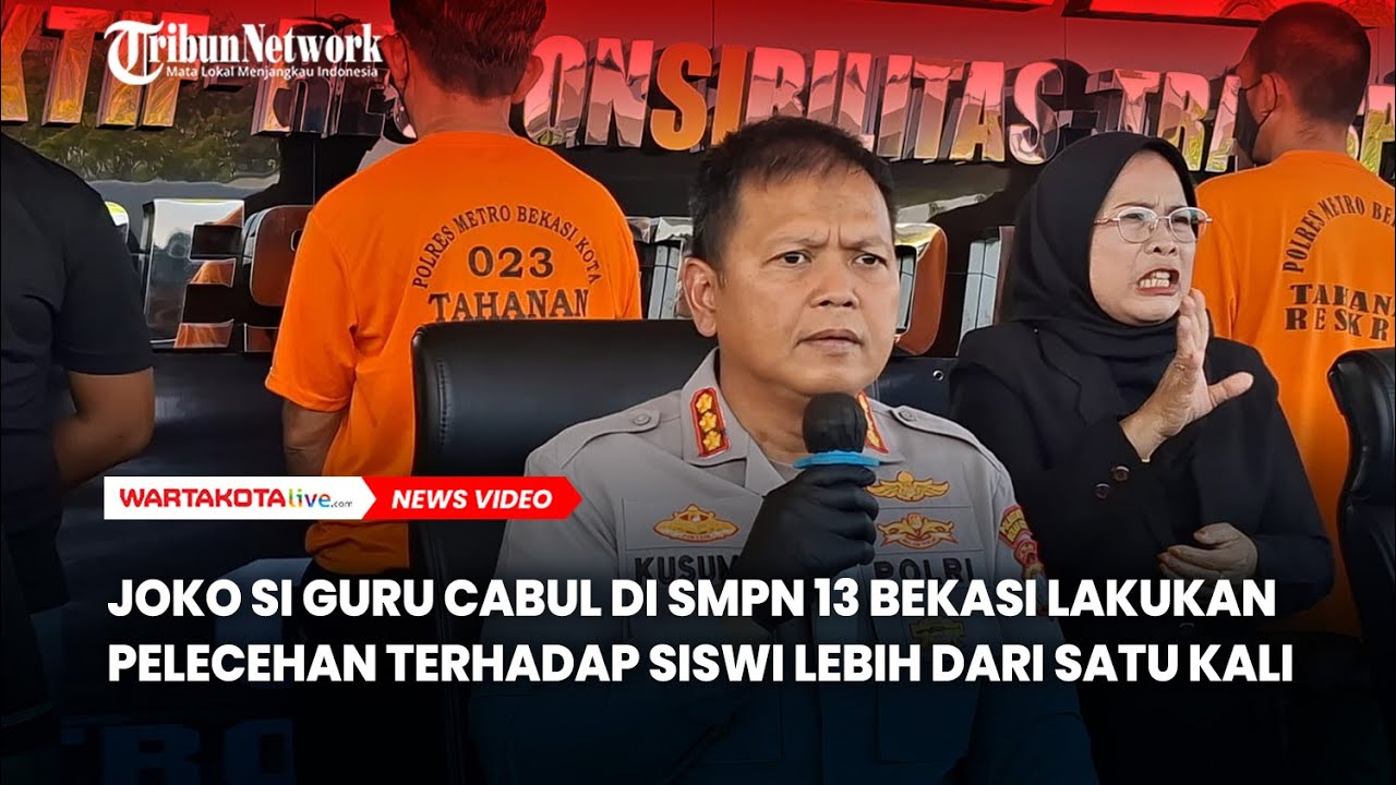 Joko Si Guru Cabul di SMPN 13 Kota Bekasi Lakukan Pelecehan Terhadap Siswi Lebih dari Satu Kali