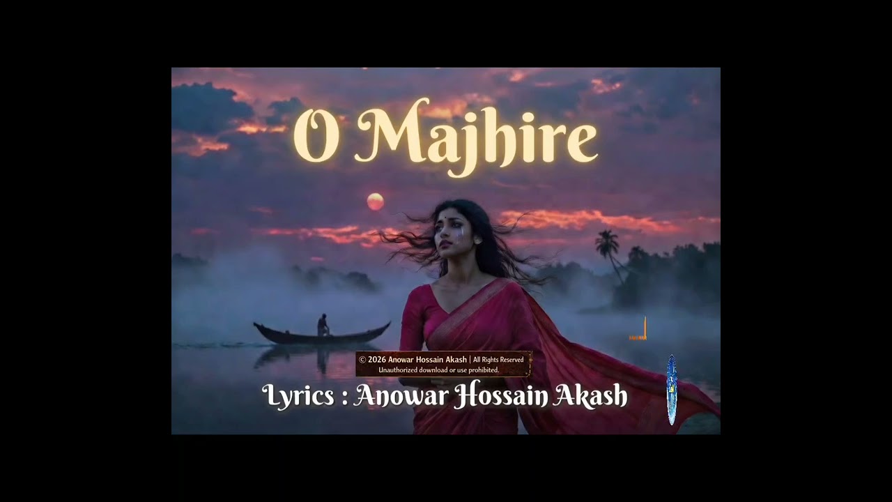 ओ माझी रे | O Majhire | दिल छू लेने वाला विरह गीत 2026 | Lyrics: Anowar Hossain Akash