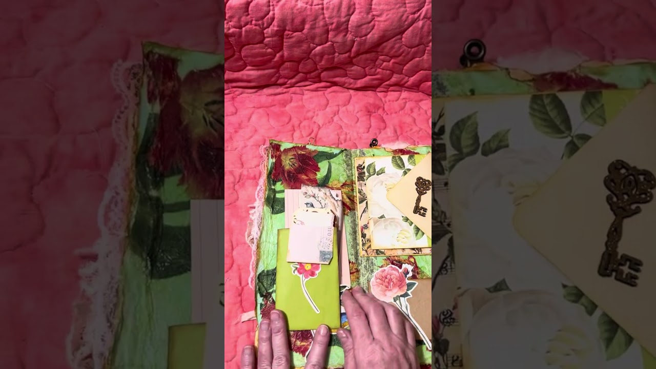 New #junkjournal  #lapbook made from a magazine