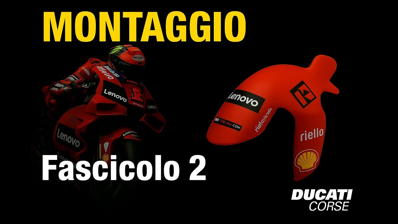 Ducati Desmosedici GP 2023 De Agostini Collectibles | Montaggio Fascicolo 2