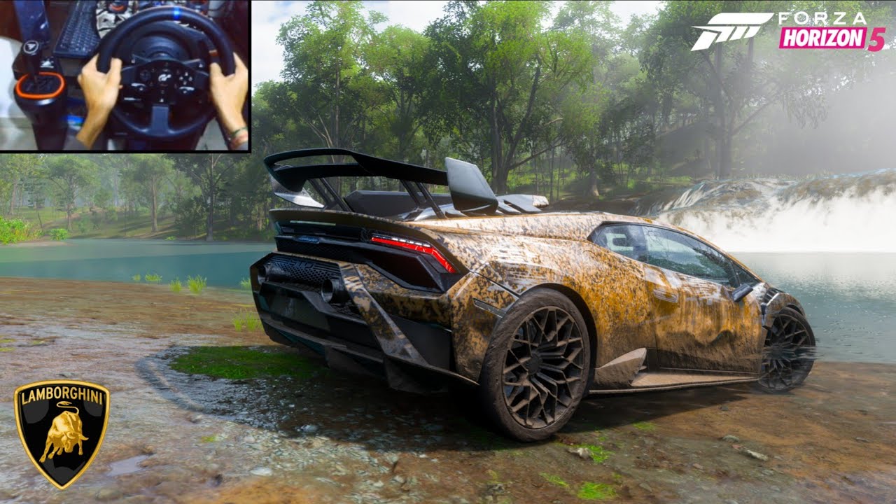 REBUILDING 900HP LAMBORGHINI HURACAN STO | FORZA HORIZON 5 GAMEPLAY | THRUSTMASTER T300 RS GT