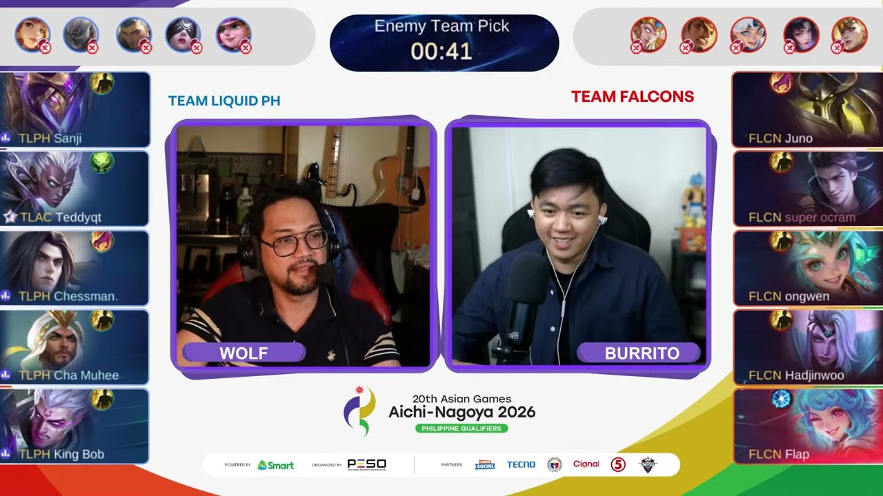 Day 2 Grand Finals Team Falcons vs TLPH Game 3