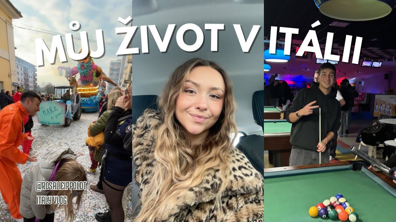 karneval, práce, nic nedělání || ITALY VLOG 