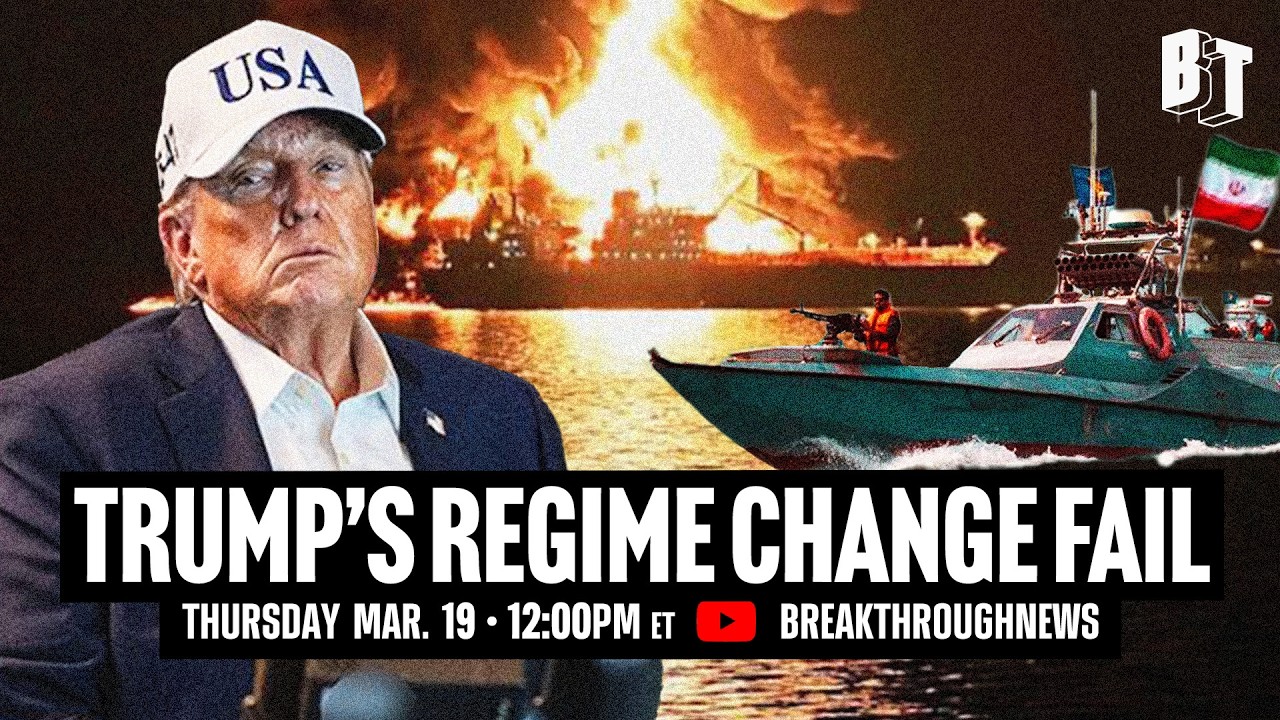 LIVE: Trump’s Iran War Backfires  — Regime Change Failing as Prices Soar