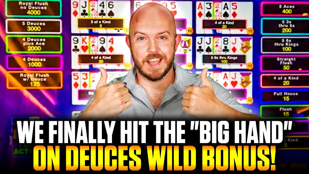 After 3 Years… We FINALLY Hit It on Deuces Wild Bonus Poker!