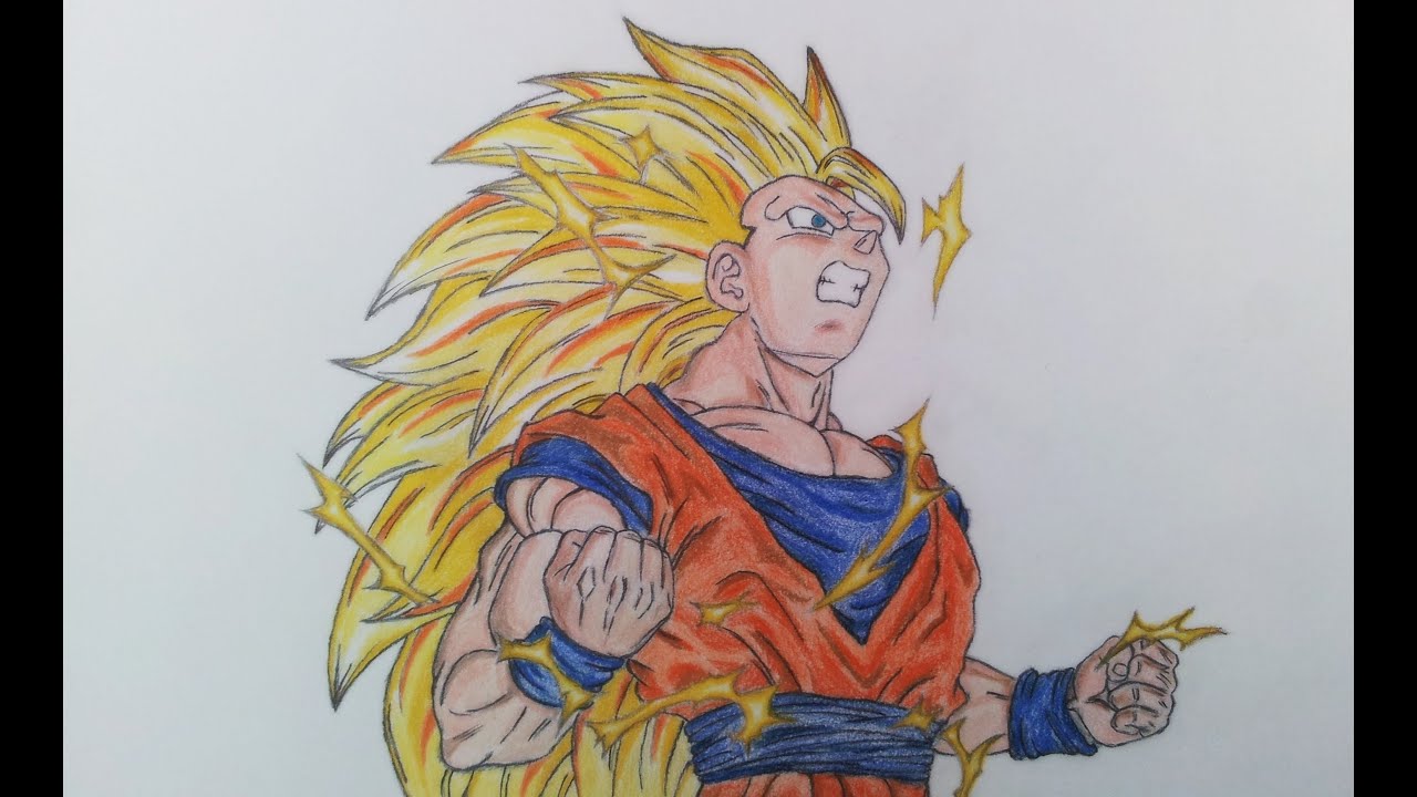 Drawing Goku SSJ3