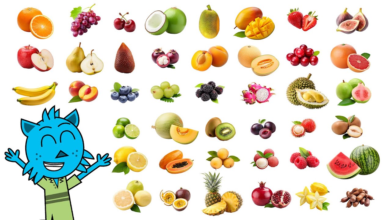 I frutti  🥝🍌 | I nomi dei frutti in italiano | Video didattico divertente ed educativo