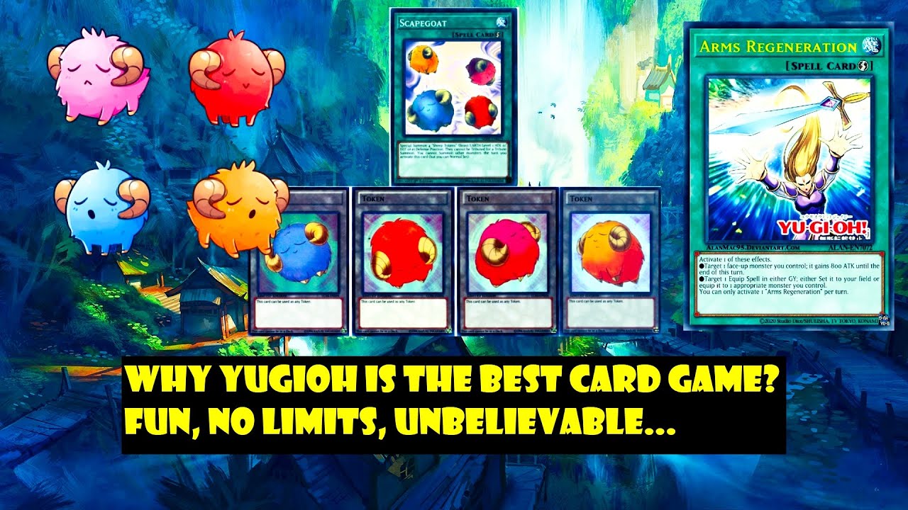 (YGOPRO)THE BEST TOKEN DECK,Arms Regeneration,Premium Pack 2023,Scapegoat