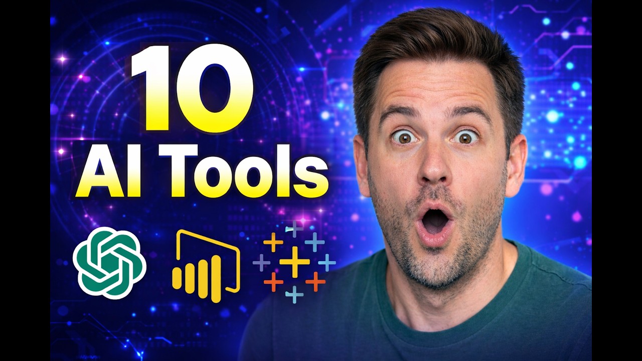 Top 10 AI Tools for Data Analysts in 2026 (Must Know!)