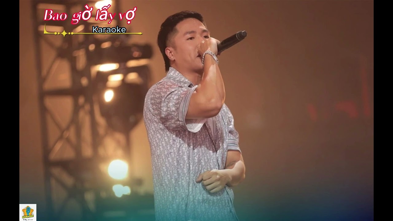 (Karaoke) Bao giờ lấy vợ -- 24K Right . Beat chuẩn, C&oacute; b&egrave;.