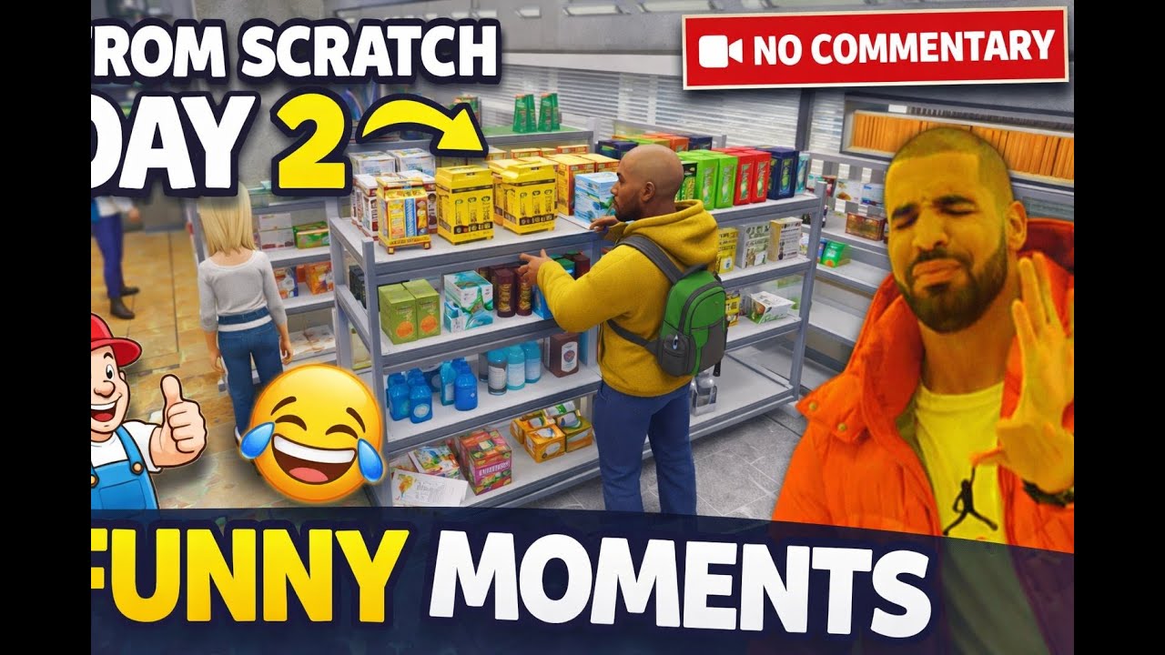 I Tried Running a Supermarket From Scratch – Day 2 (Funny Moments)