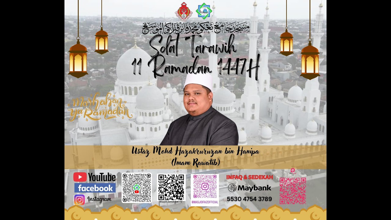 [LIVE] 10 Ramadan 1447H [Ustaz Mohd Hazakrurizan bin Hanipa]