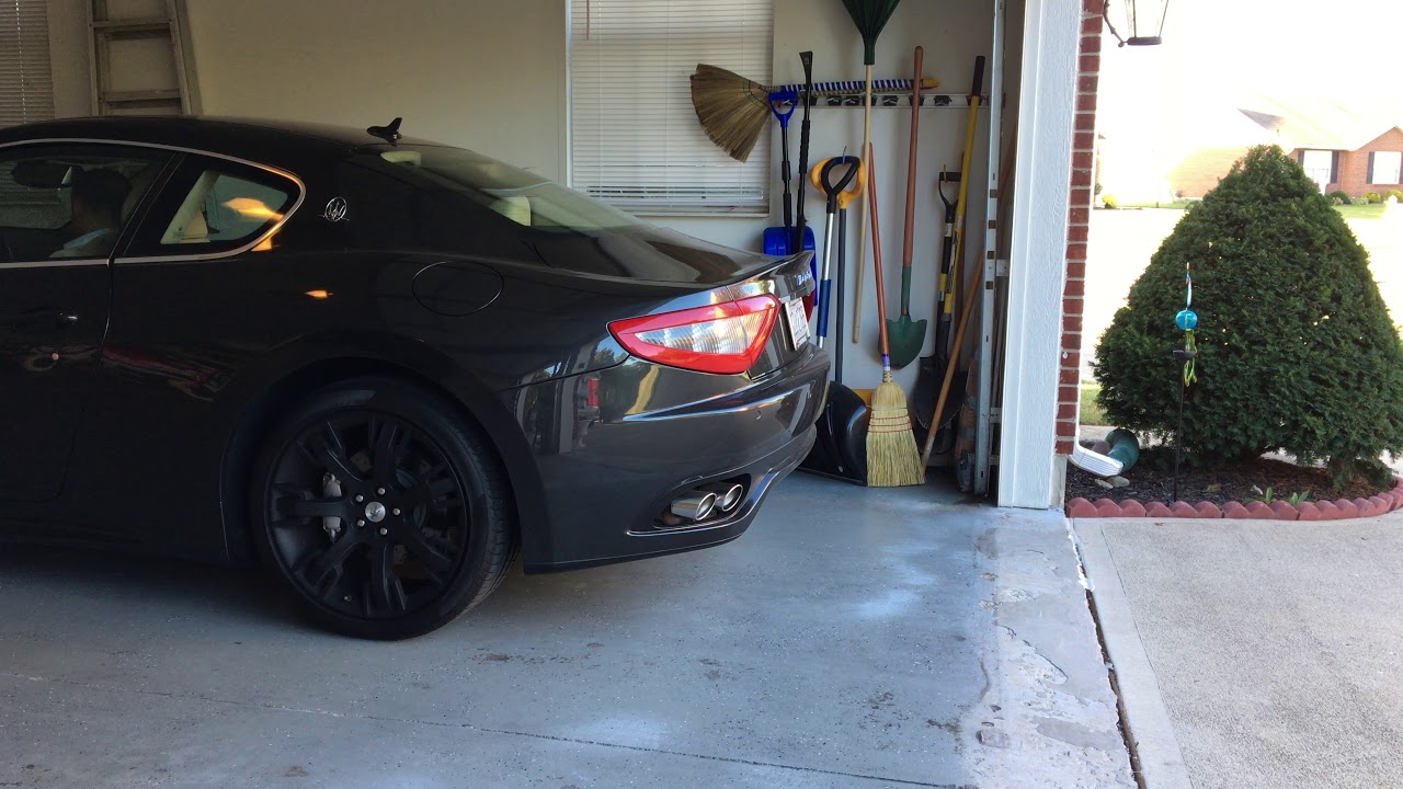 2012 Maserati Granturismo S X-pipe fitted cold start HD4K