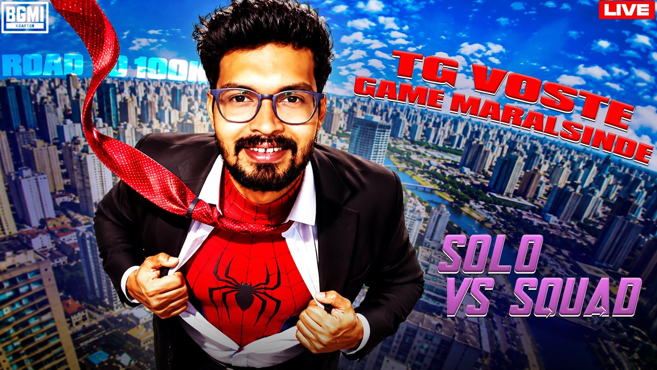 🔴Full Screen Solo vs Squad High Kills Live in PUBG Mobile | BGMI Live